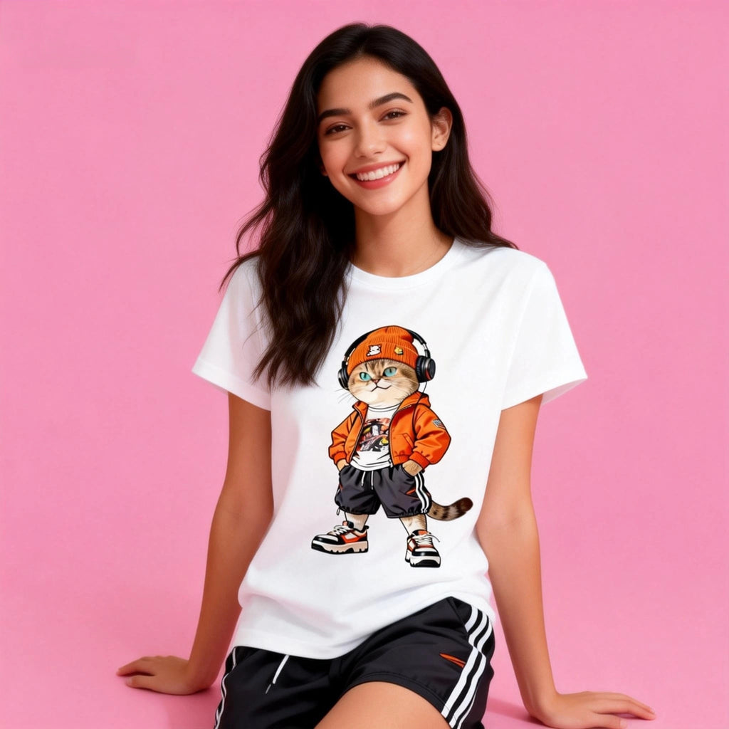 sunny-tshirt-cat-hip-hop-white-front